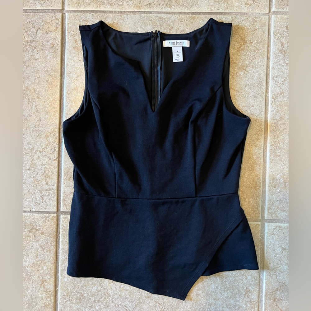 White House Black Market Ponte Top Size 8